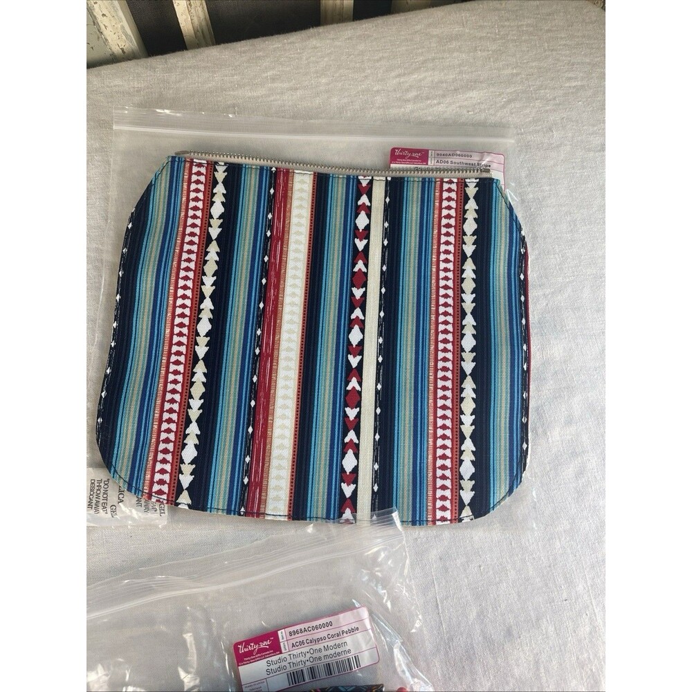 Studio Thirty-One Modern Crossbody: Calypso Coral Pebble w/Interchangable Flaps - Picture 3 of 9